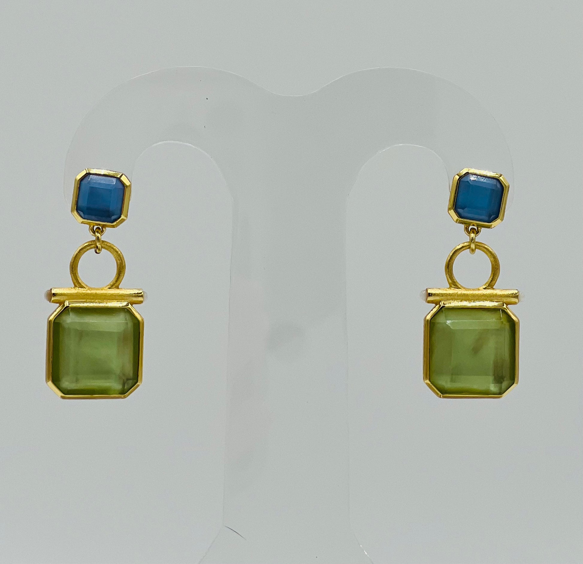 Jaelyn Earrings - Tanzanite/Green Amethyst Marcia Moran Jewelry FullSizeRender_82cdd616-9358-42ff-adb4-1d48973fa5cb