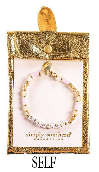 SS Sweet Message Bead Bracelet - Self Love Simply Southern Jewelry JWL-BRAC-SMP_13