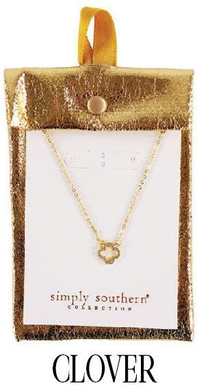 SS Dainty Necklace - Clover Simply Southern Jewelry JWL-NCK-DAINTY_2