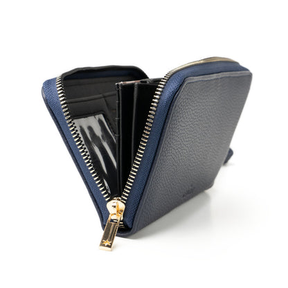 Kedzie Eclipse Zip-Around Clutch - Navy DM Merchandising Bags KDZECL-NVY_03__28485