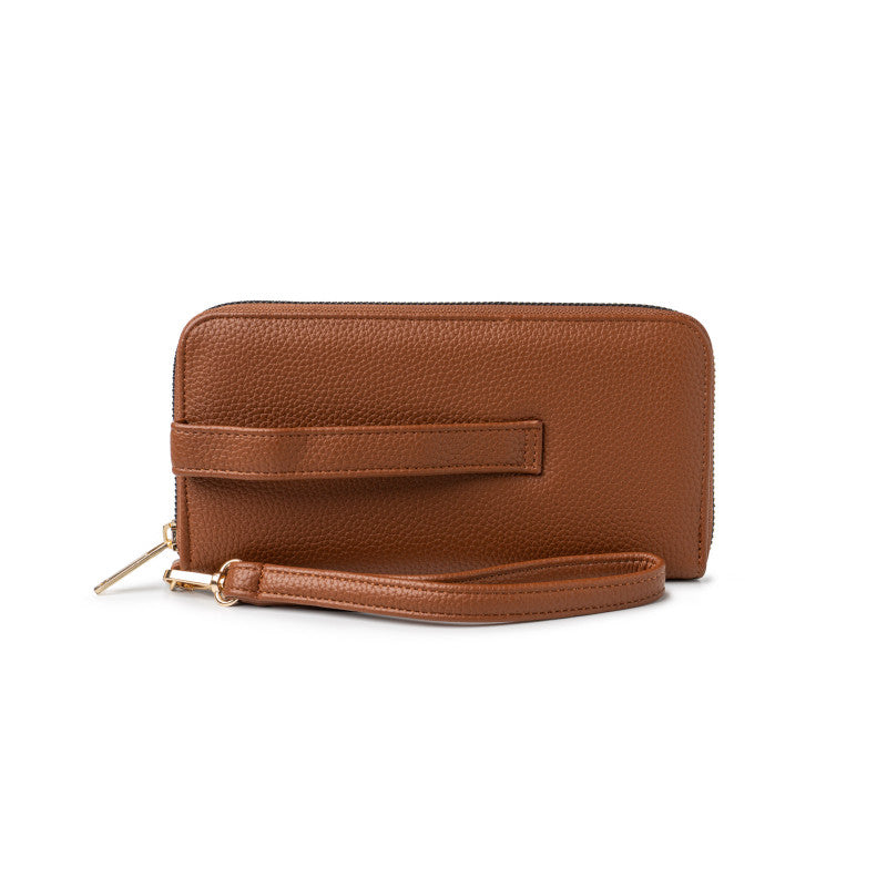 Kedzie Eclipse Zip-Around Clutch - Chestnut DM Merchandising Bags KDZECL-U24_06__92224