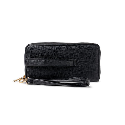 Kedzie Eclipse Zip-Around Clutch - Black DM Merchandising Bags KDZECL-U24_08__94478