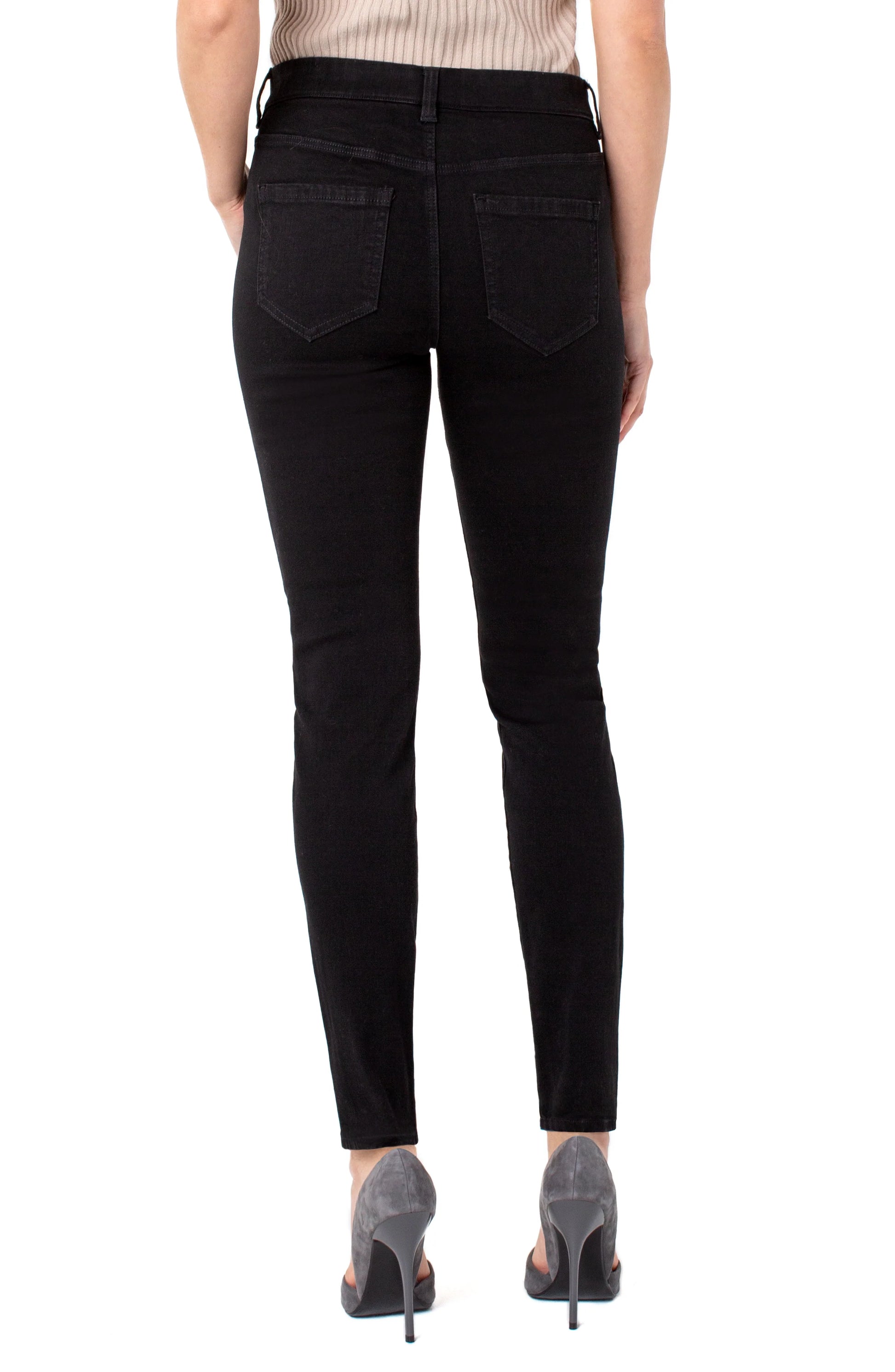 The Gia Glider® Pull-on Skinny Eco - Black Rinse Liverpool Womens Apparel LM2337MR_BLACK_RINSE_B_9d2bf749-be98-4fe9-b912-2121df72400c