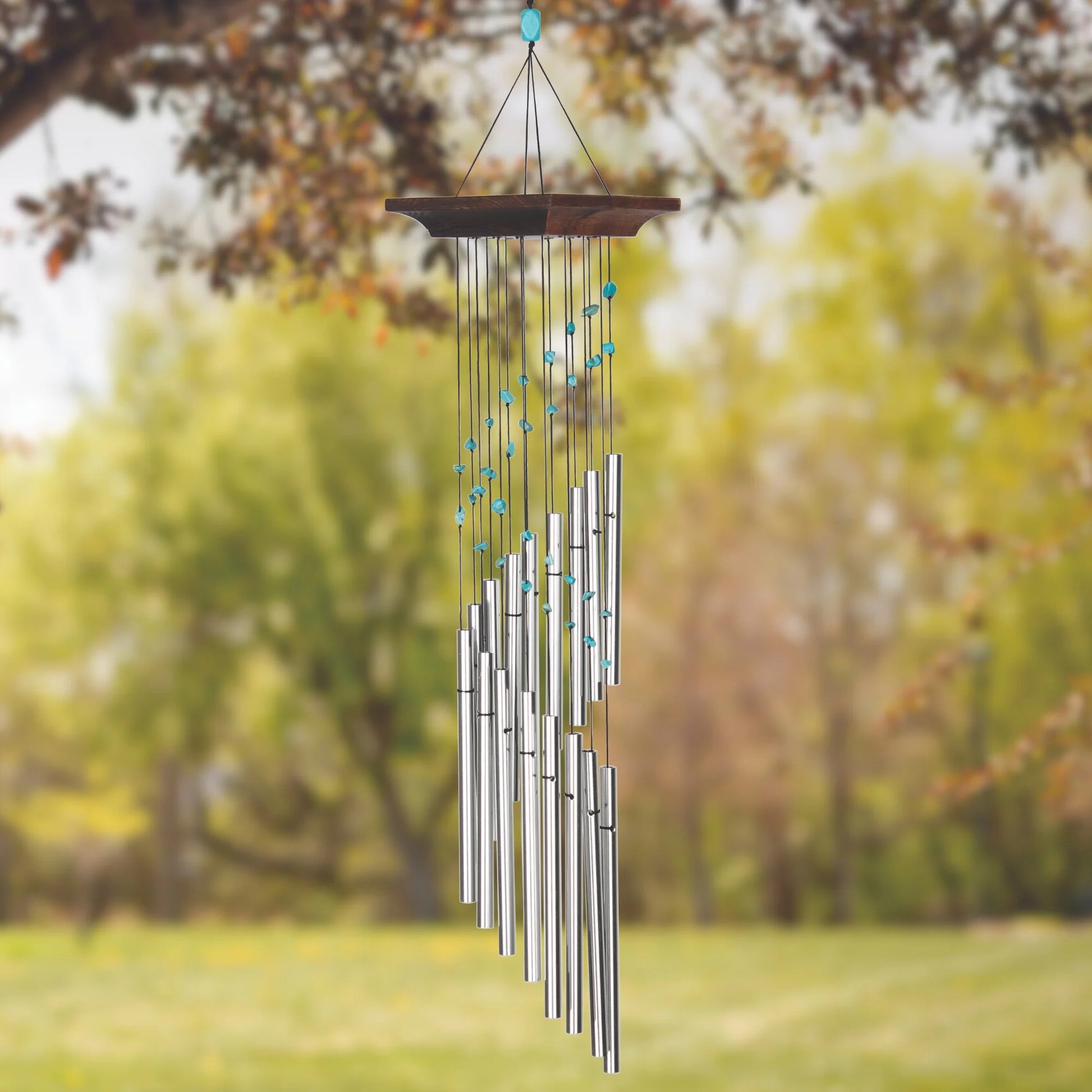 Mystic Spiral - Turquoise Woodstock Chimes Home MST_2