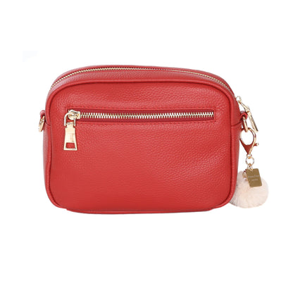 Mayfair Bag Chilli Red & Accessories - 2 Free Straps Pom Pom London Bags MayfairChilliRed04_1800x1800_dce35ed6-2ee8-485c-aa24-4c3112ef6a4f