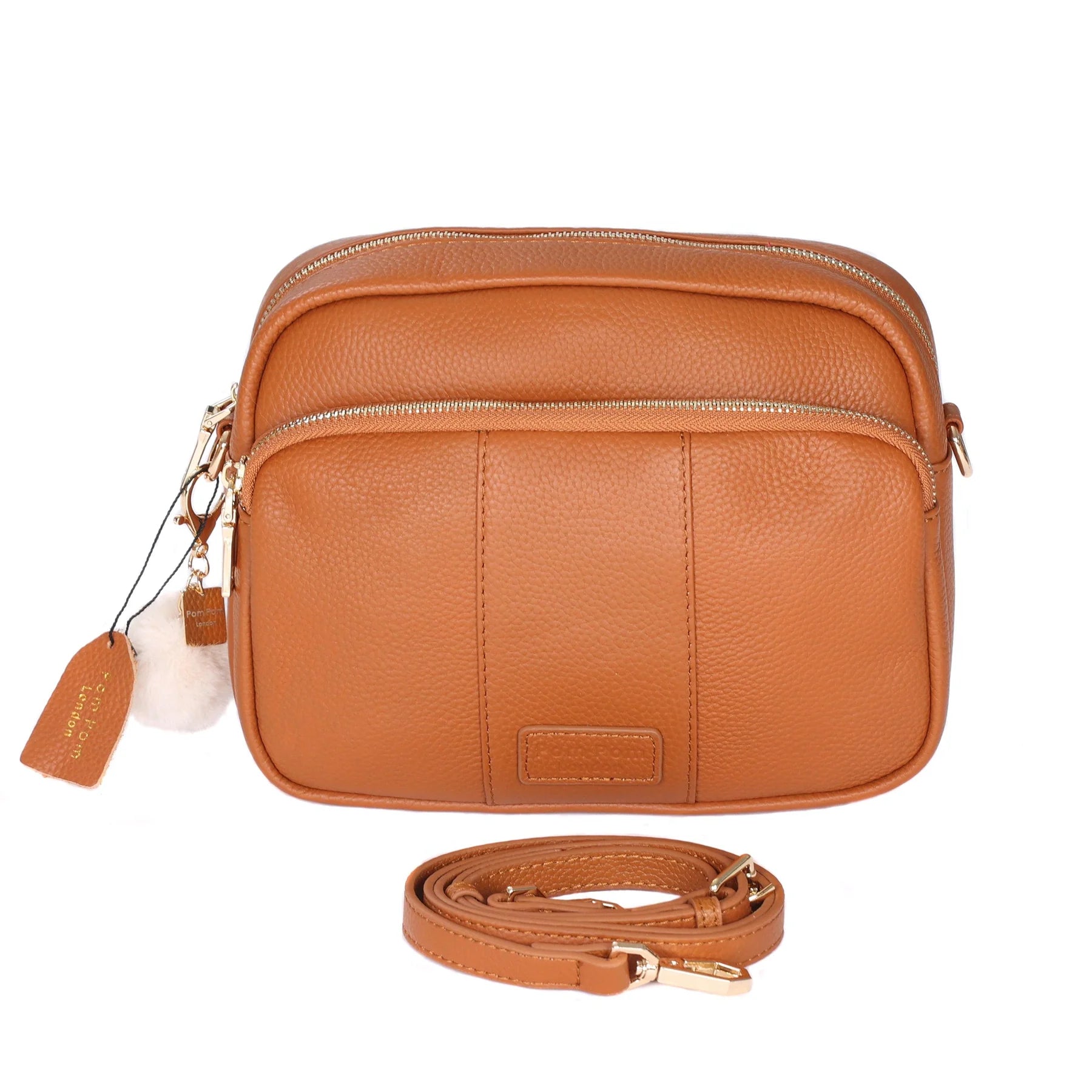 Mayfair Plus Bag Tan & Accessories - 2 Free Straps Pom Pom London Bags MayfairPlusTan03_1800x1800_27ba0686-0f58-4188-b490-0298e69f8e68