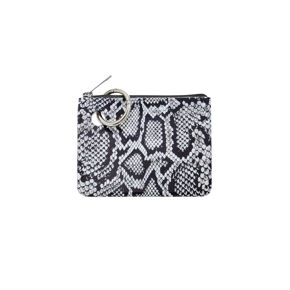 Mini Silicone Pouch - Tuxedo Snakeskin Oventure PERSONAL ACCESSORIES Mini-silicone-pouch-snakeskin-tuxedo