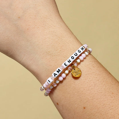 I Am Enough Bead Pattern: Cashmere Bunny Little Words Project Jewelry NBS-IAmEnoughPDP