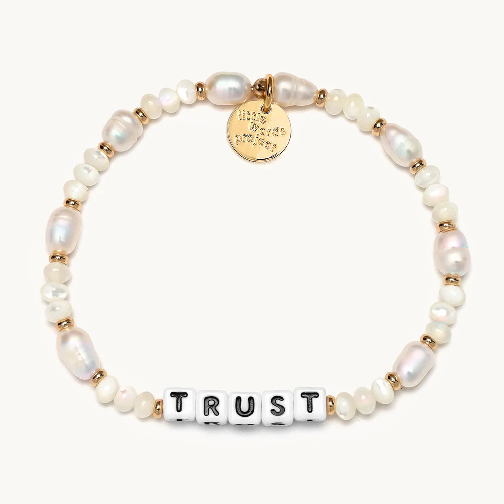 Trust- Freshwater Pearl Bead Pattern: Conch Little Words Project Jewelry NacreTrustWeb