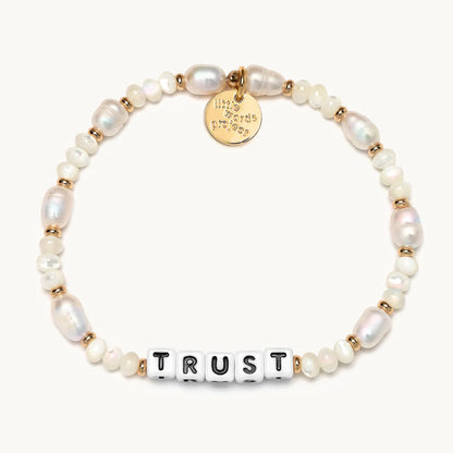 Trust- Freshwater Pearl Bead Pattern: Conch Little Words Project Jewelry NacreTrustWeb