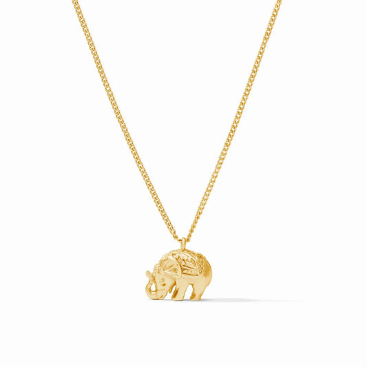 Elephant Delicate Necklace Julie Vos Jewelry Necklace_ElephantDelicateNecklace_Gold_FR