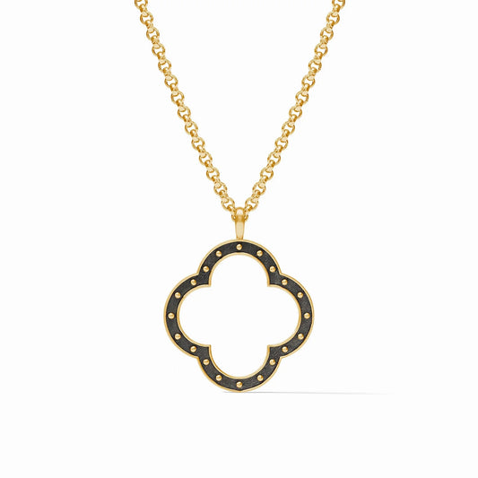 SoHo Statement Pendant Julie Vos Jewelry Necklace_SoHoStatementPendant_MixedMetal_Gold_FR