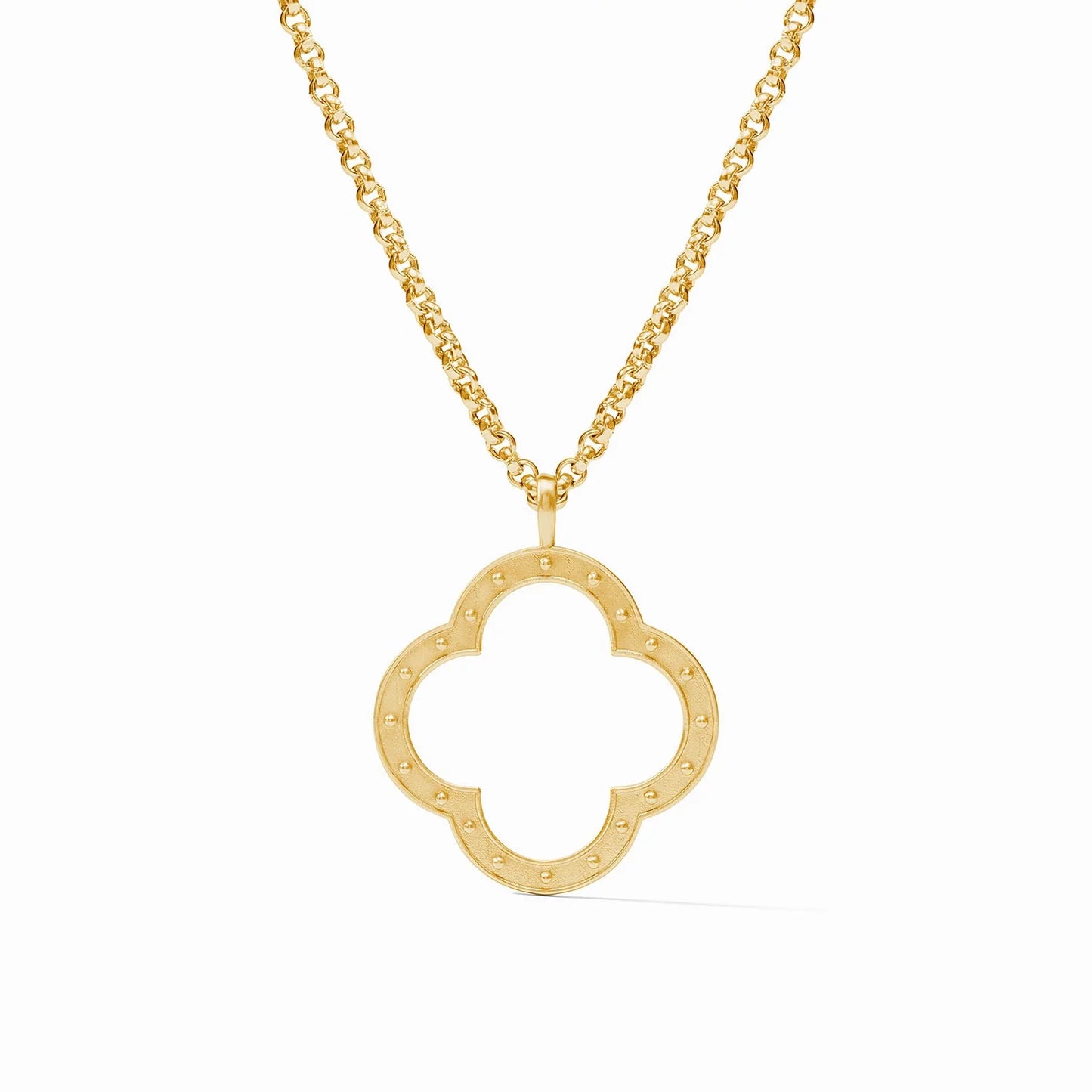 SoHo Statement Pendant Julie Vos Jewelry Necklace_SoHoStatementPendant_MixedMetal_Gold_REV