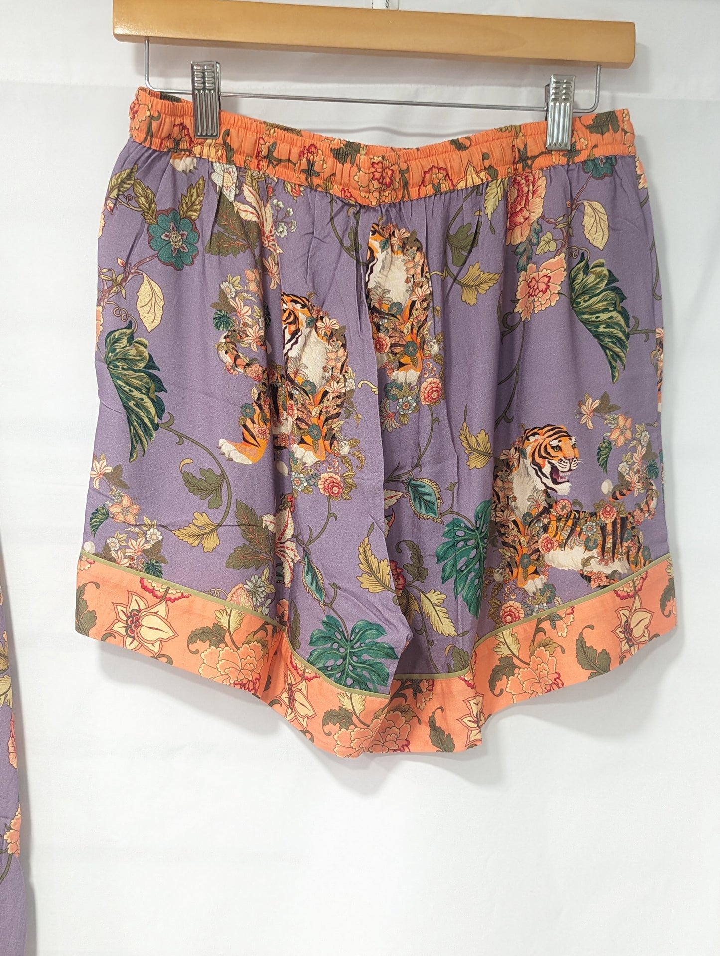 Super Soft Prancing Tiger Pajamas - Lilac