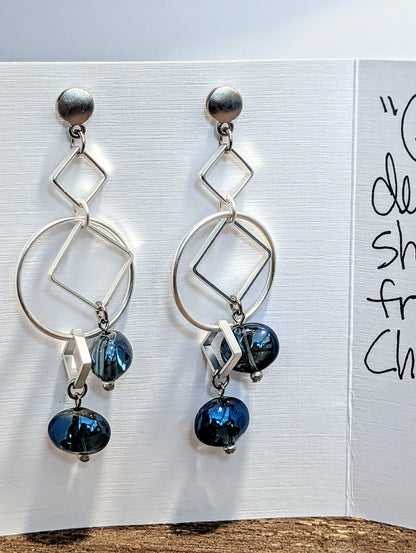 BARBARA SILV/BLU EARRINGS JOHN MICHAEL RICHARDSON Jewelry PXL_20230408_205322331_1