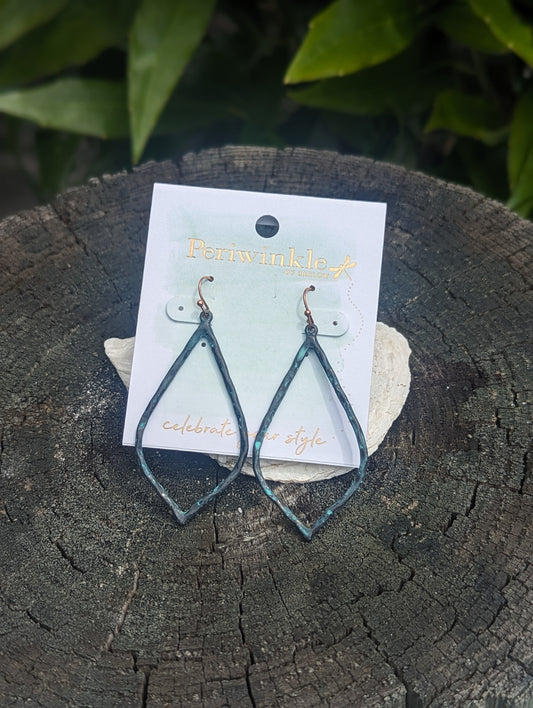 Earrings-Patina Drops