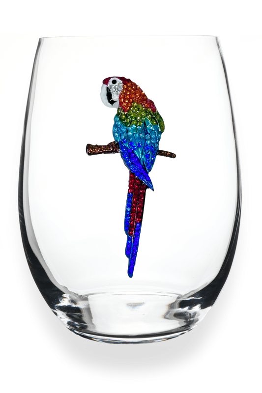 Parrot Jeweled Stemless