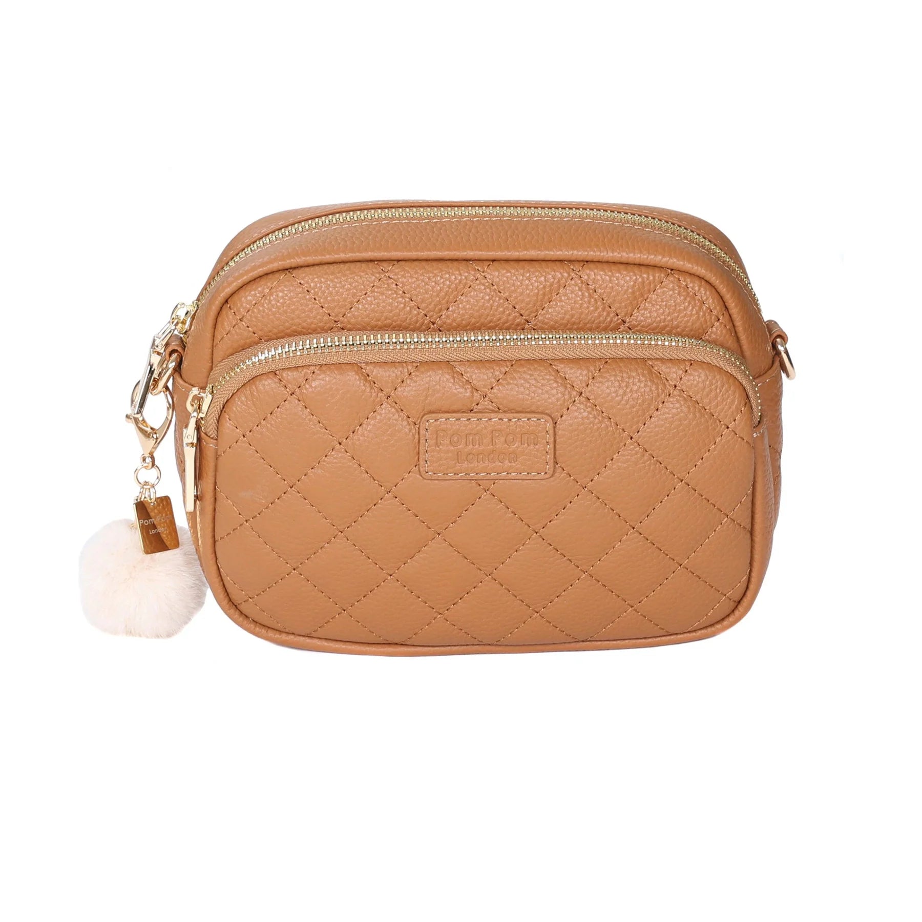 Quilted Mayfair Bag Maple & Accessories - 2 Free Straps Pom Pom London Bags QuiltedMapleMayfair01_1800x1800_10e493ca-2981-4104-b2c4-a5c21a60e64b