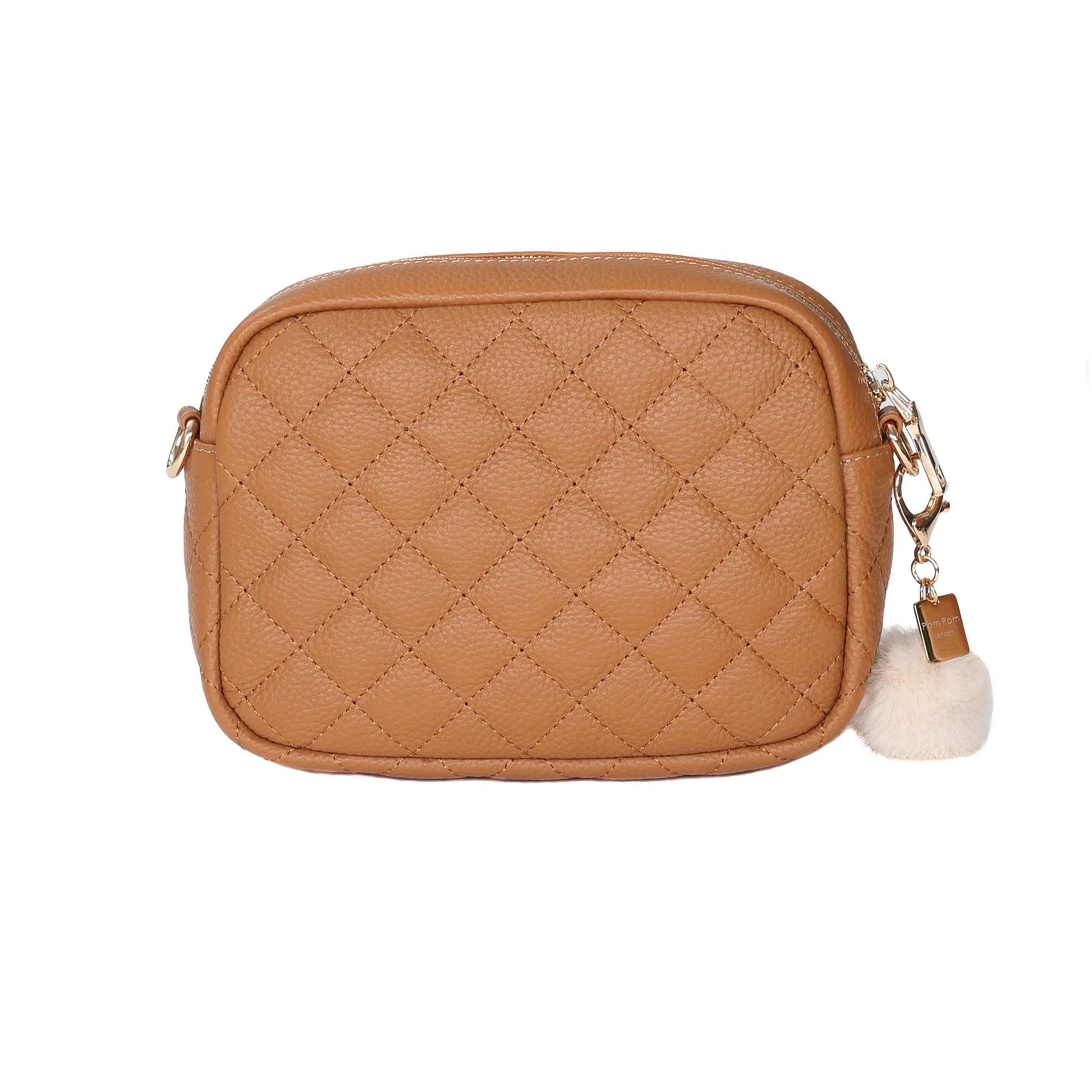 Quilted Mayfair Bag Maple & Accessories - 2 Free Straps Pom Pom London Bags QuiltedMapleMayfair04_1800x1800_2764b607-4af0-4192-99bd-3f3ead89dc33