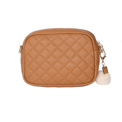 Quilted Mayfair Bag Maple & Accessories - 2 Free Straps Pom Pom London Bags QuiltedMapleMayfair04_1800x1800_2764b607-4af0-4192-99bd-3f3ead89dc33