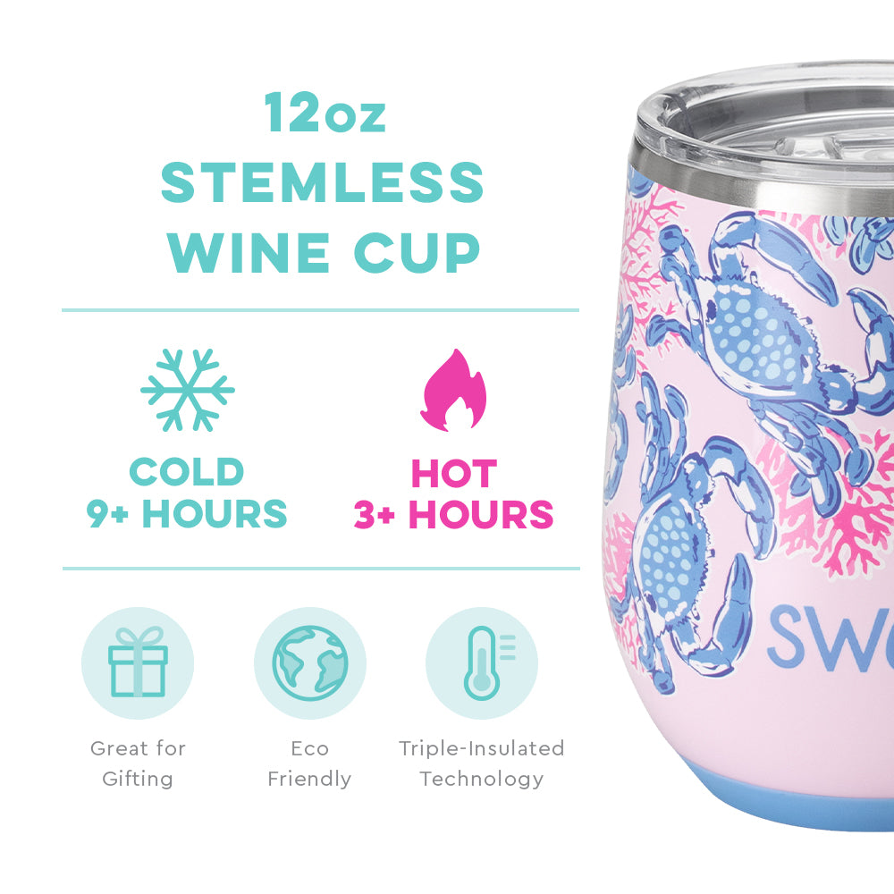 Get Crackin' Stemless Wine Cup (12oz)