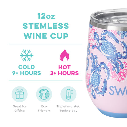 Get Crackin' Stemless Wine Cup (12oz)