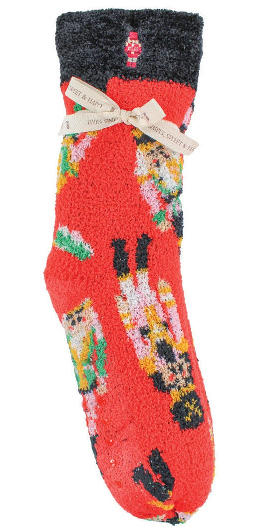 SS Holiday Camper Sock - Nutcracker Simply Southern Holiday SOCK-CAMPR-GLSN_1