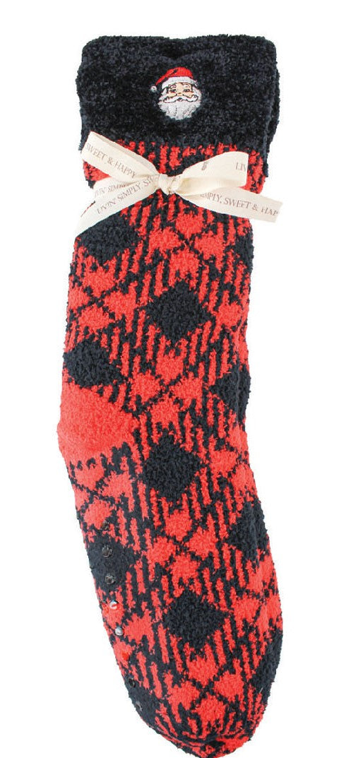 SS Holiday Camper Sock - Santa Simply Southern Holiday SOCK-CAMPR-GLSN_2