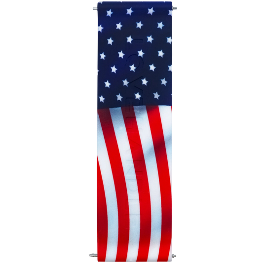 Lovehandle Pro Strap - Wavy American Flag LOVEHANDLE PERSONAL ACCESSORIES Silicone_American_Flag_Strap_Front