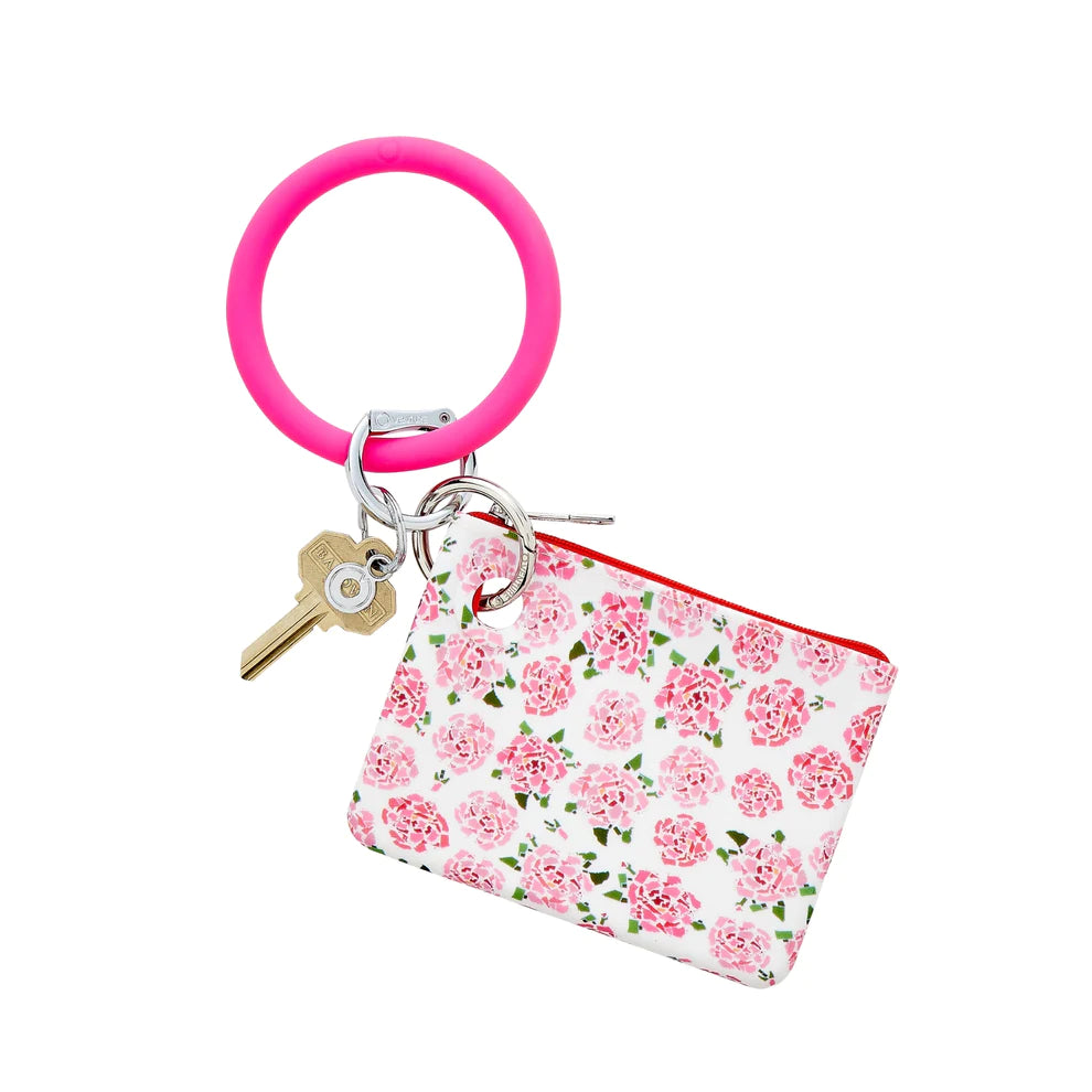 Mini Silicone Pouch - Fifty States Pink
