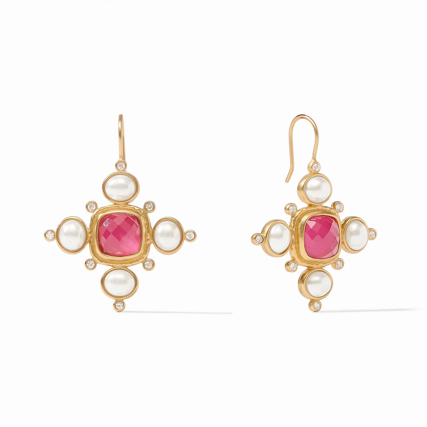 Tudor Earring - Iridescent Raspberry