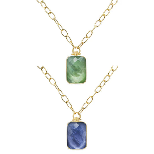 Fleur Pendant Necklace - Green Amethyst/Tanzanite Marcia Moran Jewelry Untitled-3_750x_b86e4ca5-887c-41a2-ae6a-856d4eb99a73