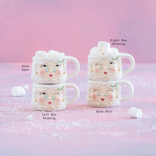 Mrs. Papa Noel Mug - Right Eye Wink GlITTERVILLE Holiday WI0118V_1f3ac660-17fe-417f-b773-4392cbaafc52