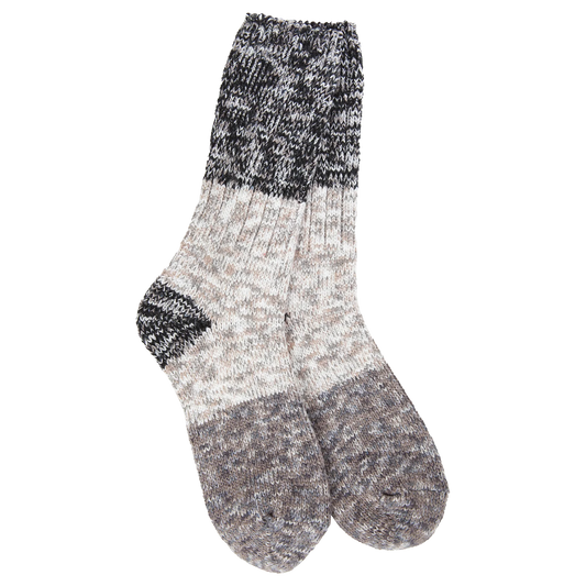 Ragg Crew Colorblock - Stone Multi CRESCENT SOCK CO Footwear WRAGGCRW_396_StoneCB-Multi