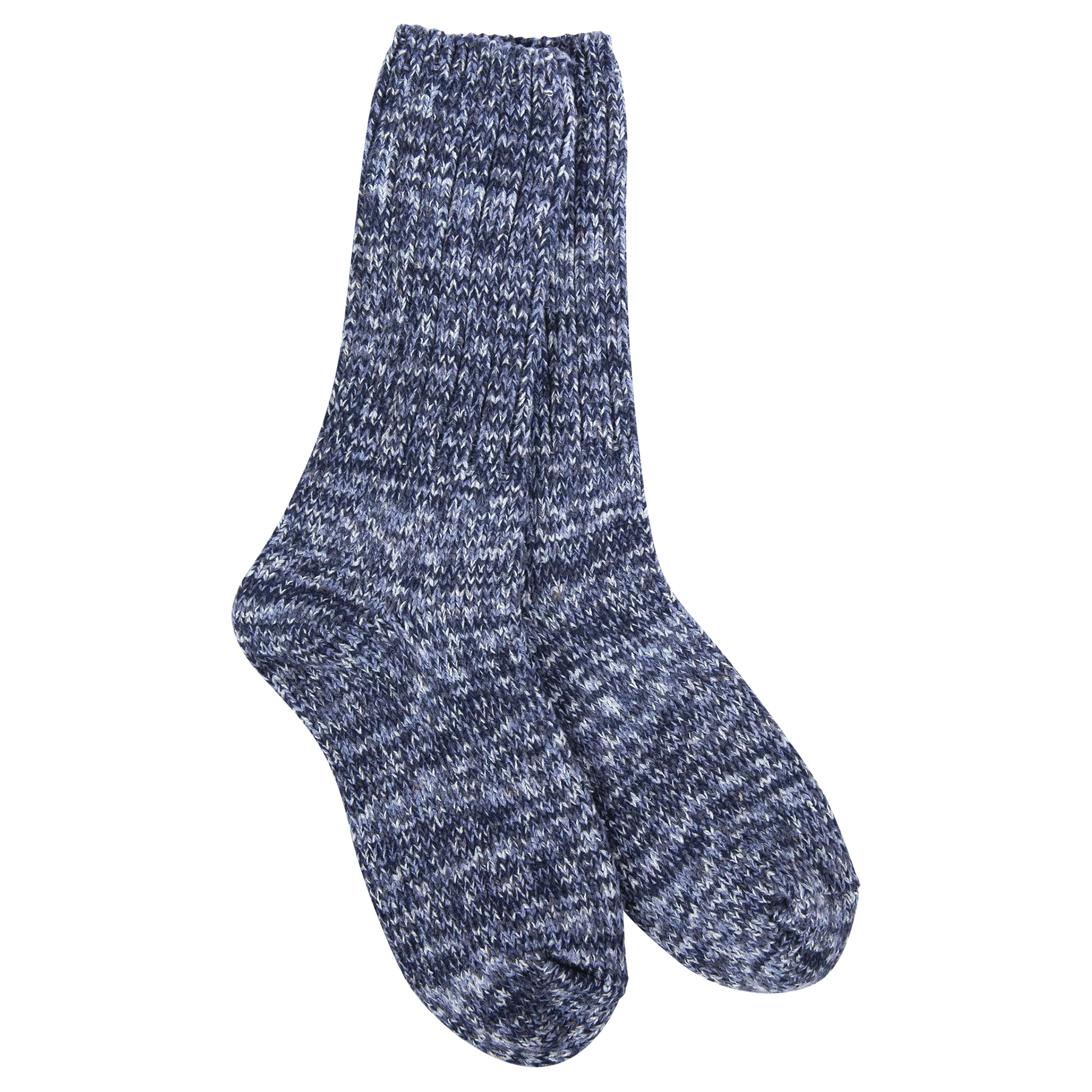 Ragg Crew Sock - Denim CRESCENT SOCK CO Footwear WRAGGCRW_470_Denim