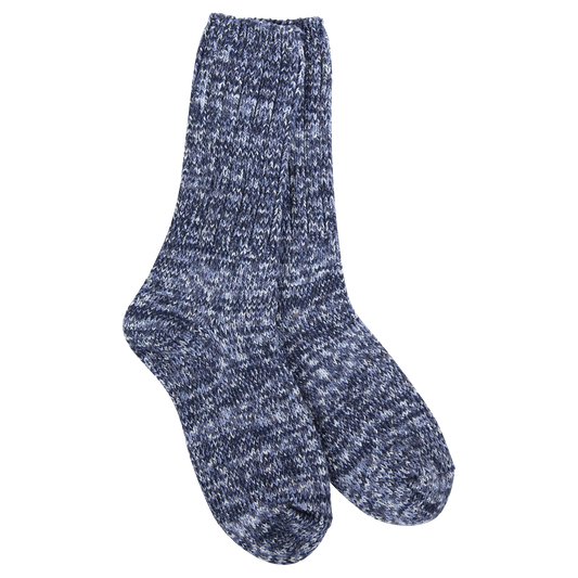 Ragg Crew Sock - Denim CRESCENT SOCK CO Footwear WRAGGCRW_470_Denim