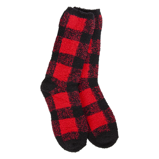 Holiday Christmas Cozy Crew - Buffalo Plaid CRESCENT SOCK CO Holiday WSCZCRW_035_BuffaloPlaid