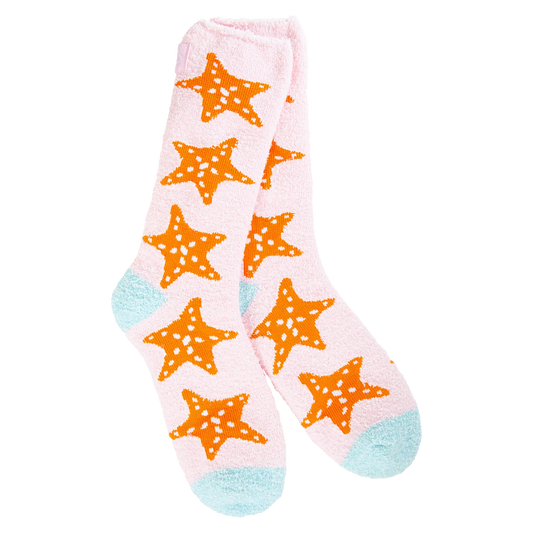 Holiday Spring Cozy Crew - Starfish CRESCENT SOCK CO Footwear WSCZCRW_311_StarFish