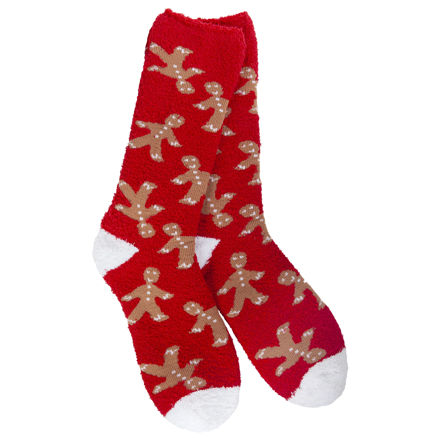 Holiday Cozy Crew - Gingerbread Man Red CRESCENT SOCK CO Holiday WSCZCRW_629_GingerbreadManRed