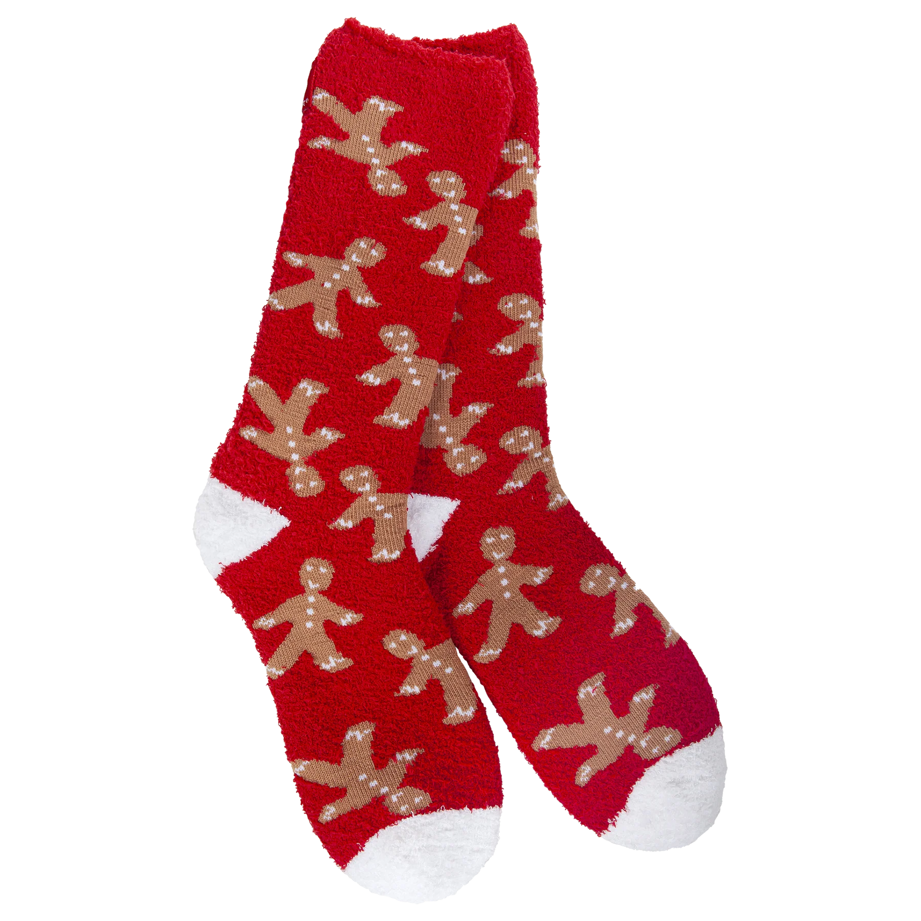 Holiday Cozy Crew - Gingerbread Man Red CRESCENT SOCK CO Holiday WSCZCRW_629_GingerbreadManRed