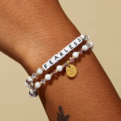 Fearless Bead Pattern: Amethyst Dreams Little Words Project Jewelry WebWrist-NBS-Fearless