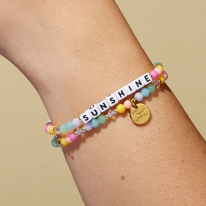 Sunshine Bead Pattern: Sherbet Little Words Project Jewelry WebWrist-NBS-Sunshine