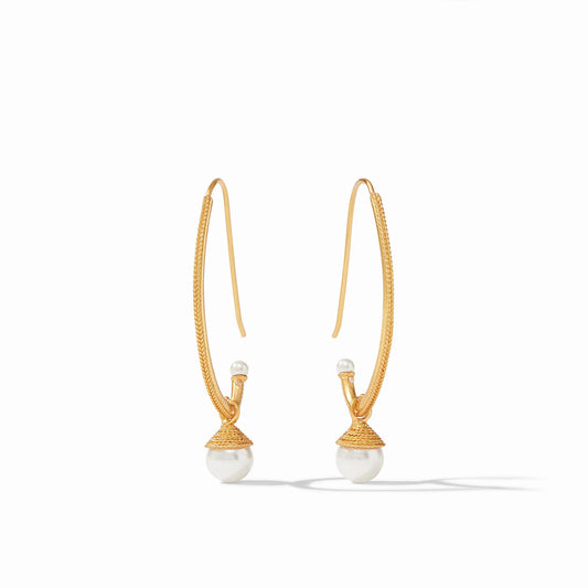 Windsor Pearl Statement Earring Gold