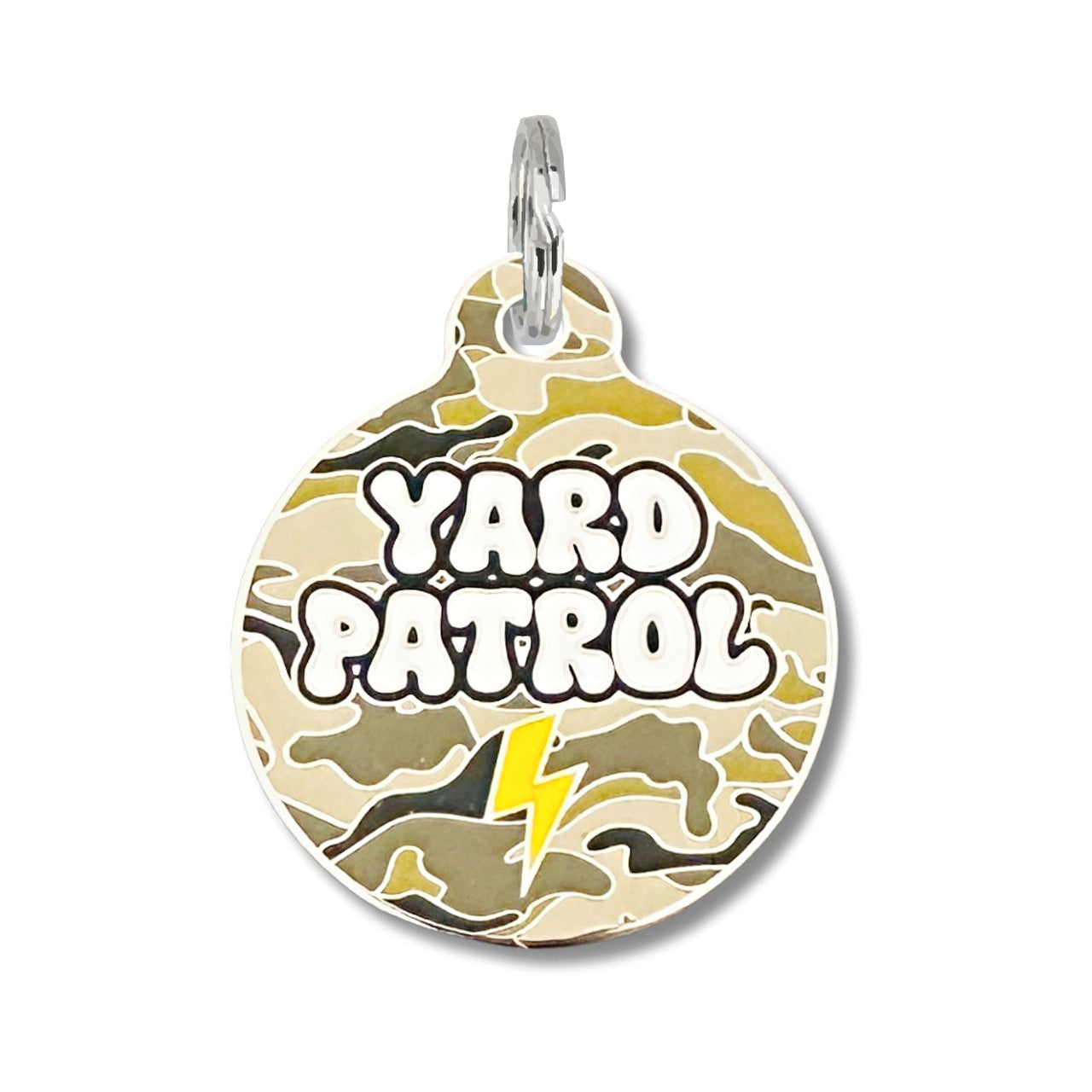 Yard Patrol Pet ID Tag - Small 1" Bad Tags Pet Friendly Yard_Patrol__76926