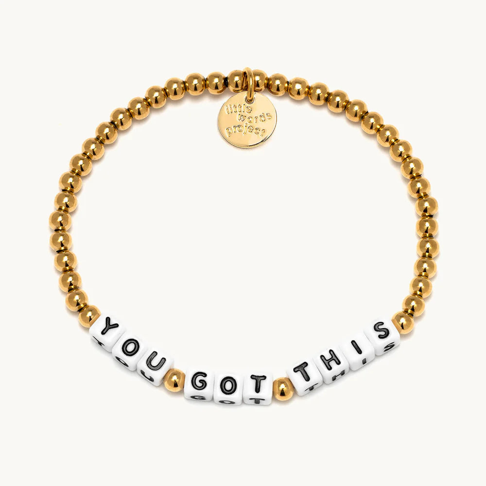 You Got This- Gold Plated Bead Pattern: Gold Plated Little Words Project Jewelry YouGotThisWeb2