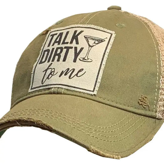 Talk Dirty To Me Distressed Trucker