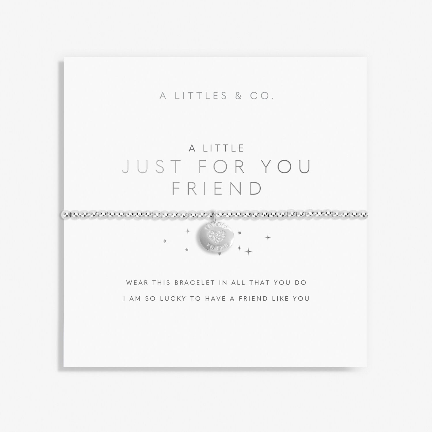 A Little 'Just For You Friend' Bracelet Katie Loxton Jewelry alc5809