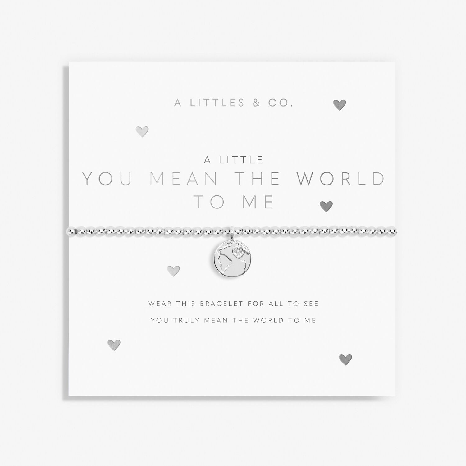 A Little 'You Mean The World To Me' Bracelet Katie Loxton Jewelry alc7016_c1