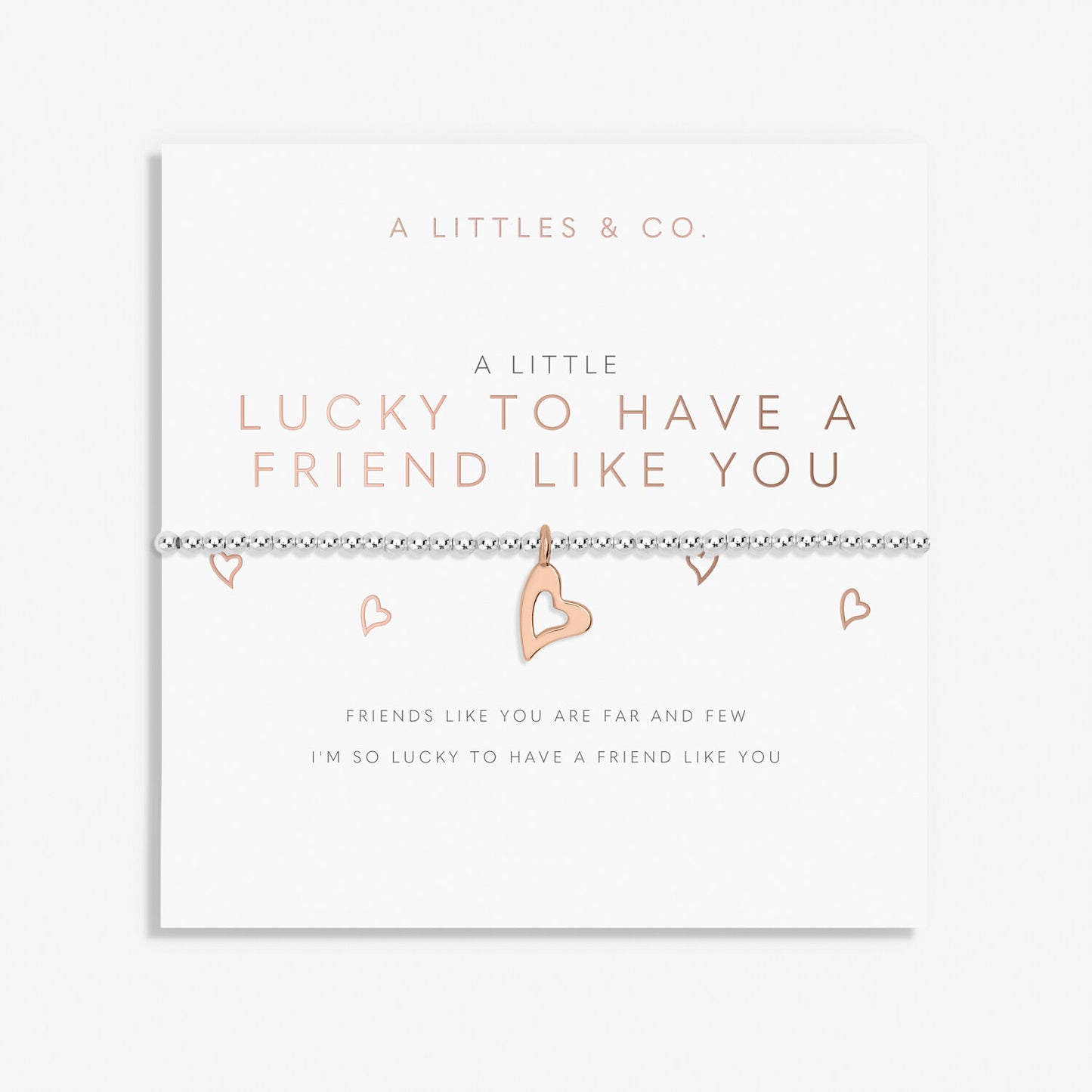 A Little 'Lucky To Have A Friend Like You' Bracelet Katie Loxton Jewelry alc7416_c1