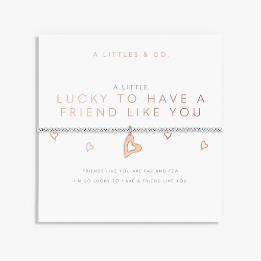 A Little 'Lucky To Have A Friend Like You' Bracelet Katie Loxton Jewelry alc7416_c1